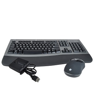 Gateway 104+ Elite Desktop Wireless Multimedia Keyboard & Optica - Click Image to Close